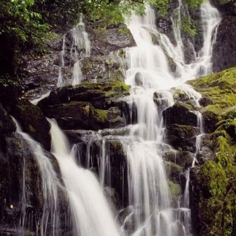 BIG Waterfall print on canvas- Torc Waterfall, Killarney, County Kerry, Ireland